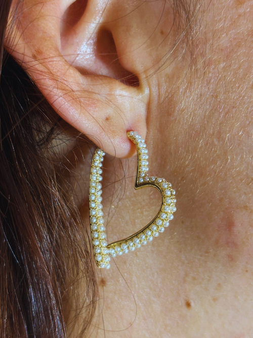 Boucle d'oreille Love