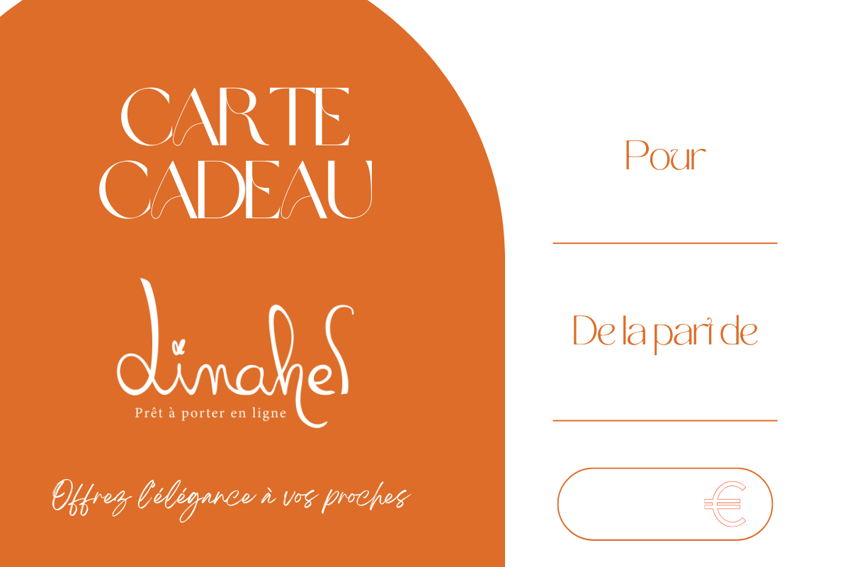 Carte cadeau Linahel – Offrez le choix parfait ✨